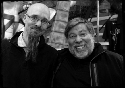 Steve Wozniak and Oliver at Computer Game Museum Berlin